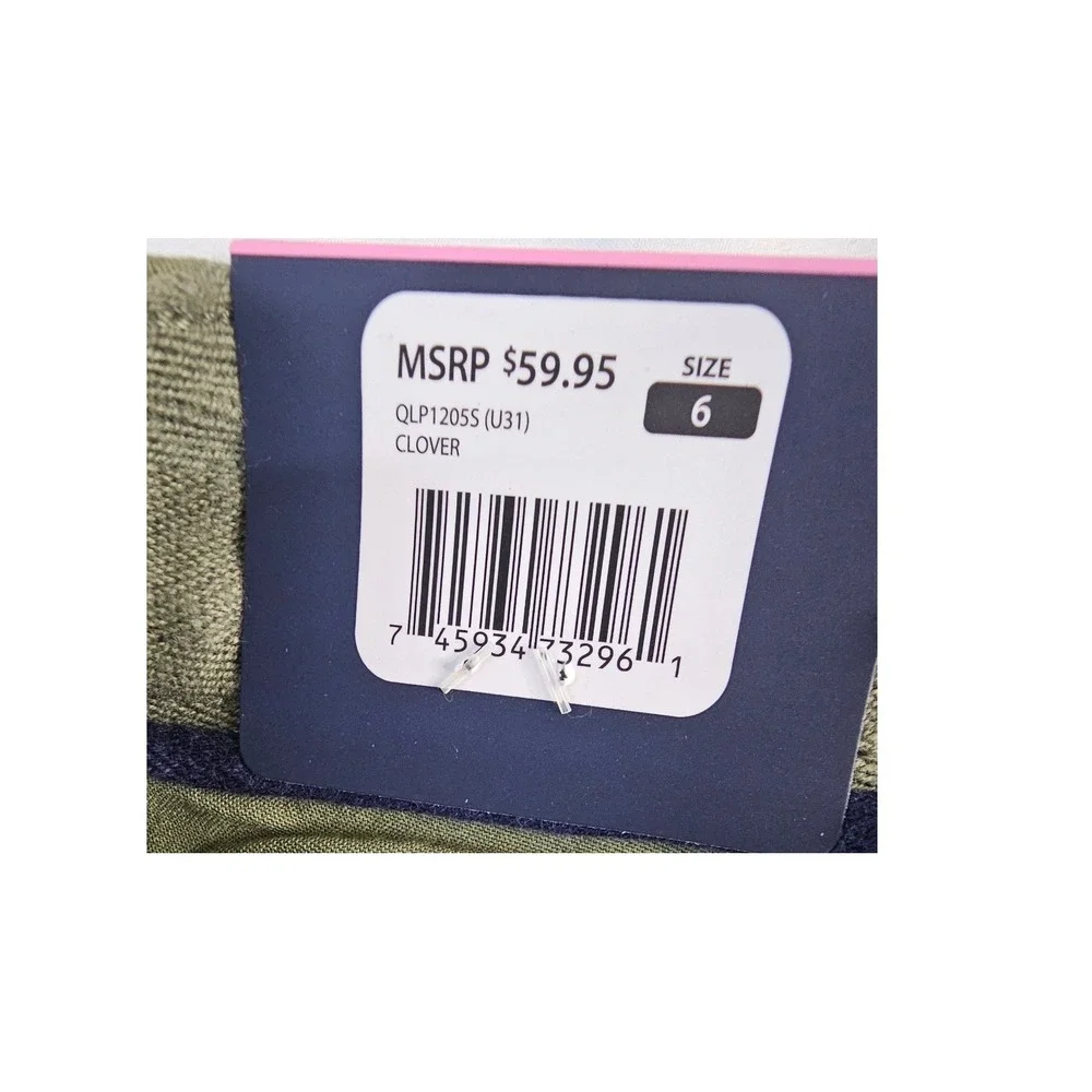 NWT Gap Relaxed Girlfriend Chino Pants Clover‎ Green Size 6 QLP1205S Utility